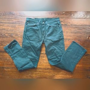 Levi's 511 Jeans, 34x32, Green
